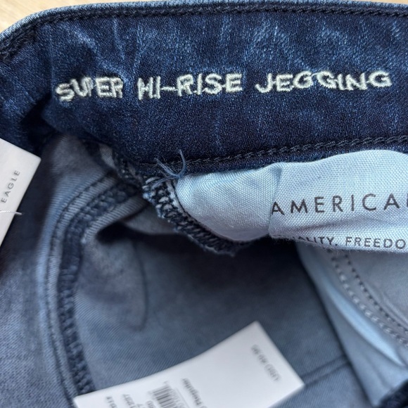 NEW American Eagle Super Stretch Super Hi Rise Jegging Skinny Jeans Womens 6 - Picture 10 of 11